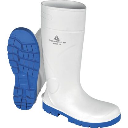 BOTTE SECU PVC S4 CI SRC KEMISS4 T47 BLANC/BLEU